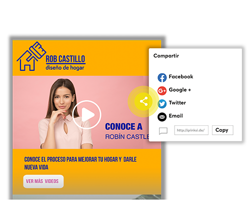 diseño código QR en pdf comparte